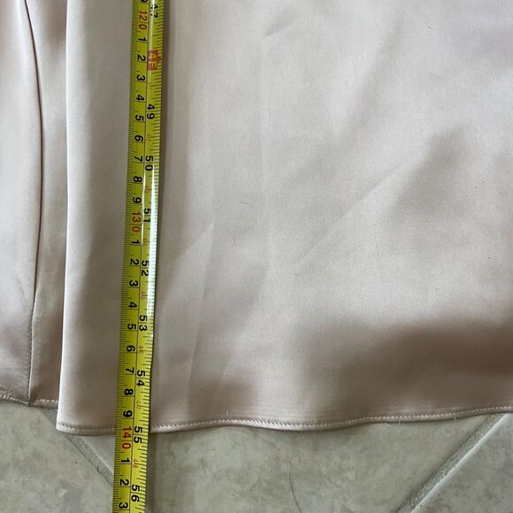 Lulus Formal Maxi Dress Shining Glory women’s size S Champagne Beige Blush? Gown - Picture 9 of 11